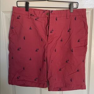 Izod Saltwater Stretch Red Shorts